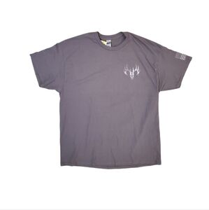 Buck Wear Men's‎ Gray These Colors Don't Run USA T-Shirt XL